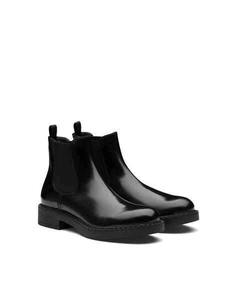 mens prada chelsea boots|prada men's leather ankle boots.